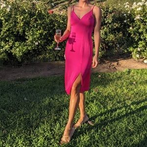 Pink Midi Dress